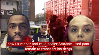 how rapper and coke dealer stardom used poor female 2 transport large amount of drgs to Scotland [upl. by Zemaj423]