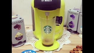 Bosch Tassimo Vivy T12 lime yellow coffee machine TAS1256  타시모 캡슐 커피머신 VIVY 처음 왔던 날 [upl. by Eliak]