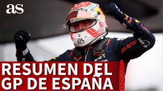 F1  Resumen GP de ESPAÑA MONTMELÓ  EXHIBICIÓN de VERSTAPPEN CARLOS SAINZ FERNANDO ALONSO  AS [upl. by Klump]