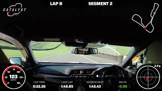 Honda Civic FK8 Type R chasing BMW E92 M3 Cadwell Park [upl. by Hanae]