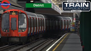 Train Simulator Classic Trains at West Kensington  S7 District Lines [upl. by Llain]