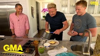 Gordon Ramsays perfect scrambled eggs tutorial  GMA Digital [upl. by Fagen284]