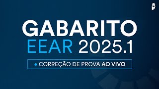 Gabarito Escola de Especialistas de Aeronáutica  EEAR 20251 correção de prova ao vivo [upl. by Albur]