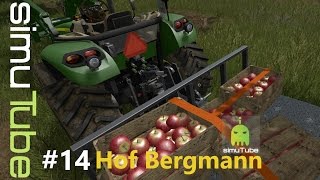 LS17 14 Hof Bergmann  Apfelkisten schleppen ► Let´s Play German HD [upl. by Rednaxela]