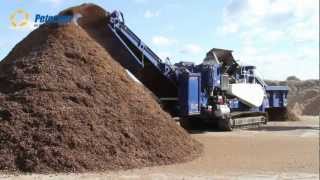 Peterson 5710C Mulch ReGrind with Two Loaders [upl. by Marienthal]