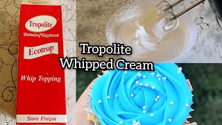 Tropolite whip cream use  How to use tropolite whipped cream recipe [upl. by Noiro]