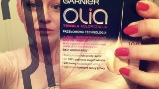 Olia 100 Garnier ✿ Farbujemy na żywo ✿ [upl. by Annairam]