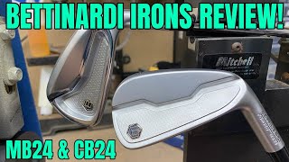 Bettinardi MB24 amp CB24 Iron Review Forged and Milled Irons [upl. by Sackville118]