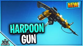 NEW Fortnite HARPOON GUN Content update [upl. by Nicolette]