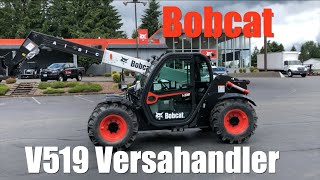 Bobcat® V519 Versahandler WalkAround  Peak Machinery [upl. by Liebermann478]