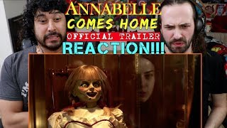 ANNABELLE COMES HOME  Official TRAILER  REACTION [upl. by Eetnod]