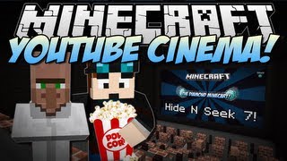 Minecraft  YOUTUBE CINEMA Web Displays Mod  Mod Showcase 164 [upl. by Karlene]