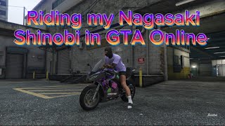 Riding in my new Nagasaki Shinobi in GTA Online [upl. by Liahcim]