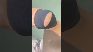 Kinesio taping for planter fasciitis heel spurheel pain taping heelpainrelief physiotherapy [upl. by Anigriv]