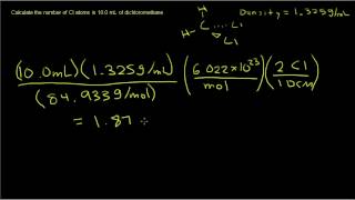 Chemistry  Calculating Number of Atoms in a Sample [upl. by Eneloc]