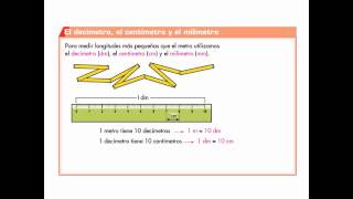 El decímetro el centímetro y el milímetro Low [upl. by Bellaude]