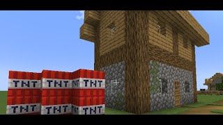 Minecraft  TNT Village [upl. by Winser505]