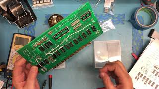 Altair 8800  Part 11  CPU Board Capacitors and other components  STB359 [upl. by Screens]