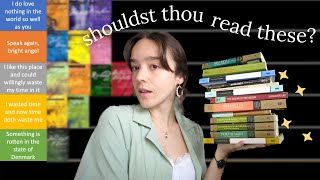 tier ranking every Shakespeare play Ive read [upl. by Avra729]