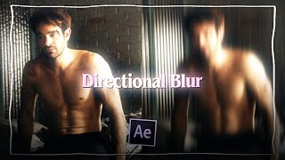 directional blur  after effects tutorial [upl. by Haisi893]