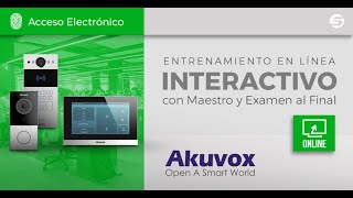 Curso en línea de Videoporteros IP AKUVOX administrables desde la Nube [upl. by Schlessel259]