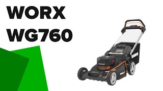 WORX WG760 Review NITRO 40V 21quot SelfPropelled Lawn Mower [upl. by Oiled]