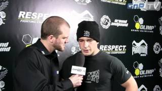 RespectFC 7 Nick Hein im PostFight Interview [upl. by Lleral792]