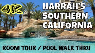 STAYCATION HARRAH’S RESORT FUNNER CALIFORNIA  4K ROOM TOUR amp POOL WALK THROUGH  PALOMAR SUITE [upl. by Erick631]