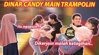 DINAR CANDY DAN RIDHO ILAHI GA MAU BERENTI MAIN TRAMPOLIN [upl. by Akitan141]