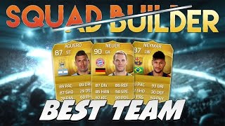 FUT 15 ••► SQUAD BUILDER  BEST TEAM ON FIFA  1 MILLION [upl. by Airoled493]