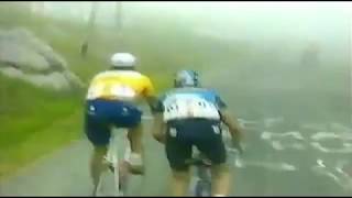 Indurain vs Pantani Tour 1994 Hautacam [upl. by Aihsa]