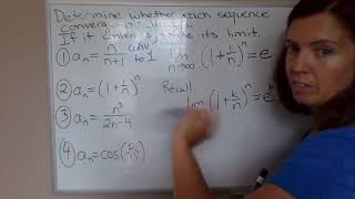 Determining whether a sequence converges or diverges [upl. by Ujawernalo]