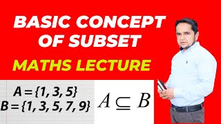 quotUnderstanding the Basic Concept of Subsets  Set Theory Explainedquot [upl. by Einnaoj]