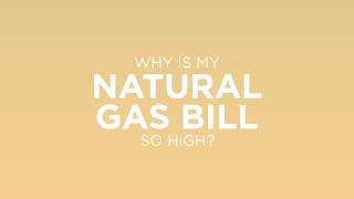 High Natural Gas Bill Here’s Why [upl. by Niamart]