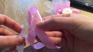 Tutorial segnaposto fai da te rosa Schock con gessetto [upl. by Yrreiht]