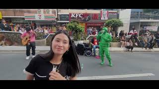 HANGANG KAILAN COVER greensoldier IS BACK SINGING AGAIN sessionroadbaguio trending funny mime [upl. by Carolynn]