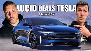 Lucid Sapphire Smashes Tesla Plaids Acceleration  2 Jasons 1 Car [upl. by Lebbie]