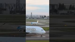 Emirates A380 Take Off from London Heathrow shorts [upl. by Irmo]