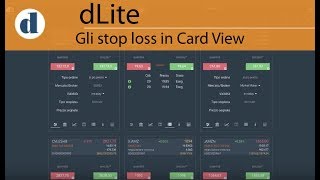 dLite trading come impostare lo Stop Loss nella visualizzazione a tessere [upl. by Weinman943]