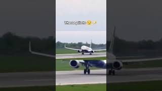 best ryan air pilots butterlanding airplane plane trending foryou xchillz [upl. by Ellezig933]