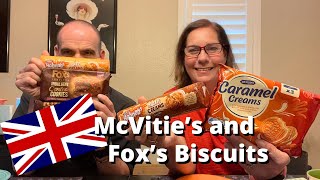 Americans Try McVities and Foxs Biscuits  Oaty Creams amp Indulgent Centre Cookies [upl. by Innaig920]