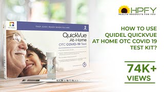 How to use Quidel QuickVue At Home OTC COVID 19 Test Kit [upl. by Beitris]