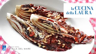 Come fare il radicchio al forno  La Cucina della Laura [upl. by Yrrok]