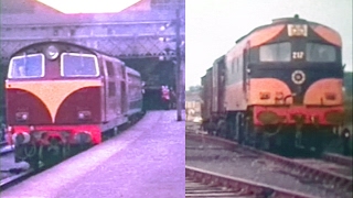 CIÉ  NIR Passenger  Freight trains  Dublin  Belfast 1975 [upl. by Nazarius]