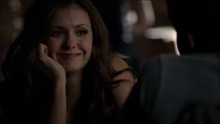 Katherine And Stefan Drink At The Bar  The Vampire Diaries 5x08 Scene [upl. by Eenwat]