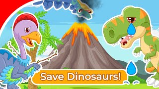 Learning Dinosaurs Take Care of Dinos – Keiki Games [upl. by Baptiste573]