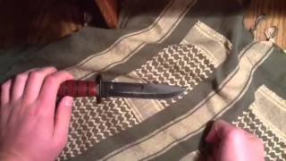 Kabar short usmc comparisonreview [upl. by Tnemelc]