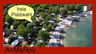 🇮🇹 Gardasee Manerba Camping Rio Ferienglück mit Drohnenflug Italien [upl. by Yeroc]