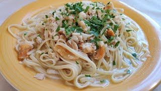 Linguine with Clam Sauce Recipe [upl. by Teague]