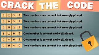 Can you Crack this 4 digit code  CRACK THE CODE NUMBER LOCK PUZZLES crackthecode crackpuzzles [upl. by Senoj]